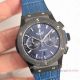 Swiss Replica Hublot Big Bang Classic Fusion 7750 Black Watch Blue Gummy Strap (2)_th.jpg